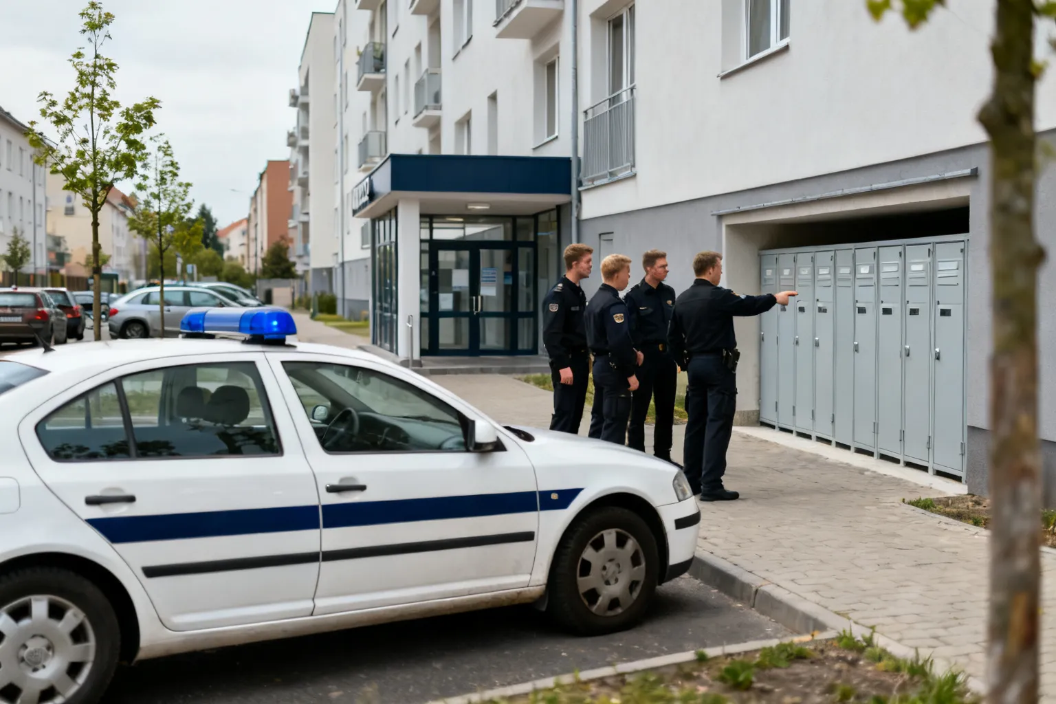Zatrzymani po próbie włamania do komórki lokatorskiej przy komisariacie we Wrzeszczu