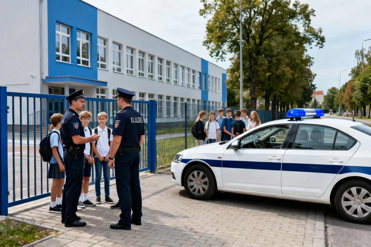 Policjanci w trzech gdańskich szkołach rozmawiali o bezpieczeństwie i cyberzagrożeniach