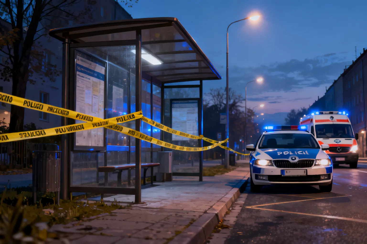 Kobieta ugodziła nożem partnera na przystanku przy Niepołomickiej w Gdańsku