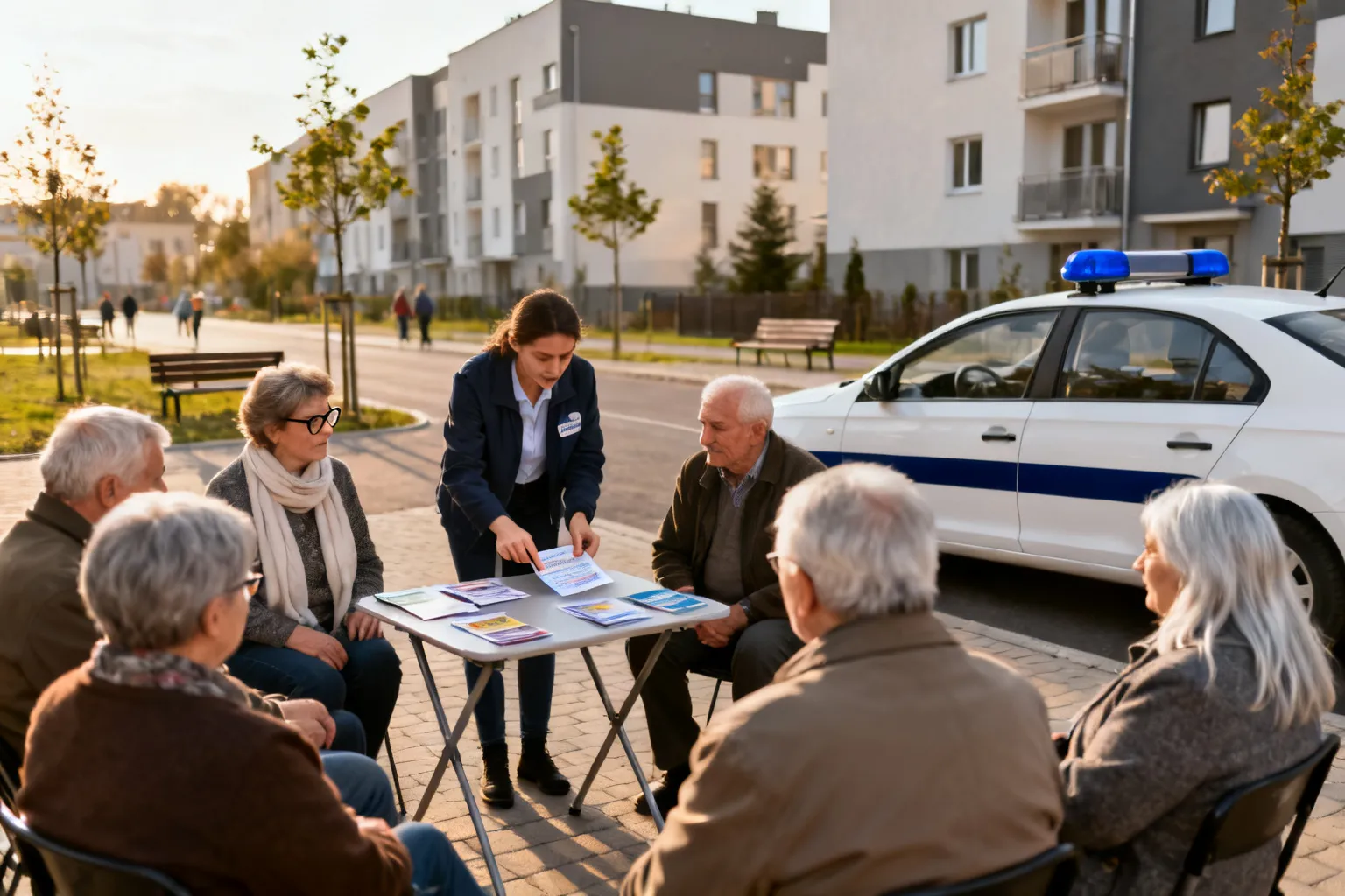 Spotkanie z seniorami na Suchaninie o metodach oszustw