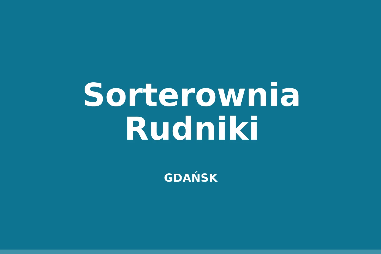 Sorterownia Rudniki