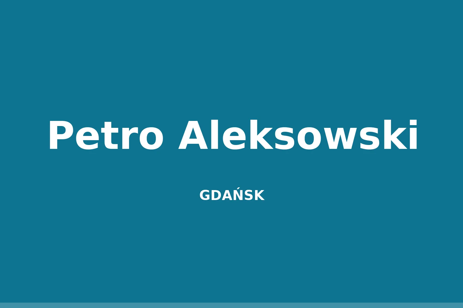 Petro Aleksowski