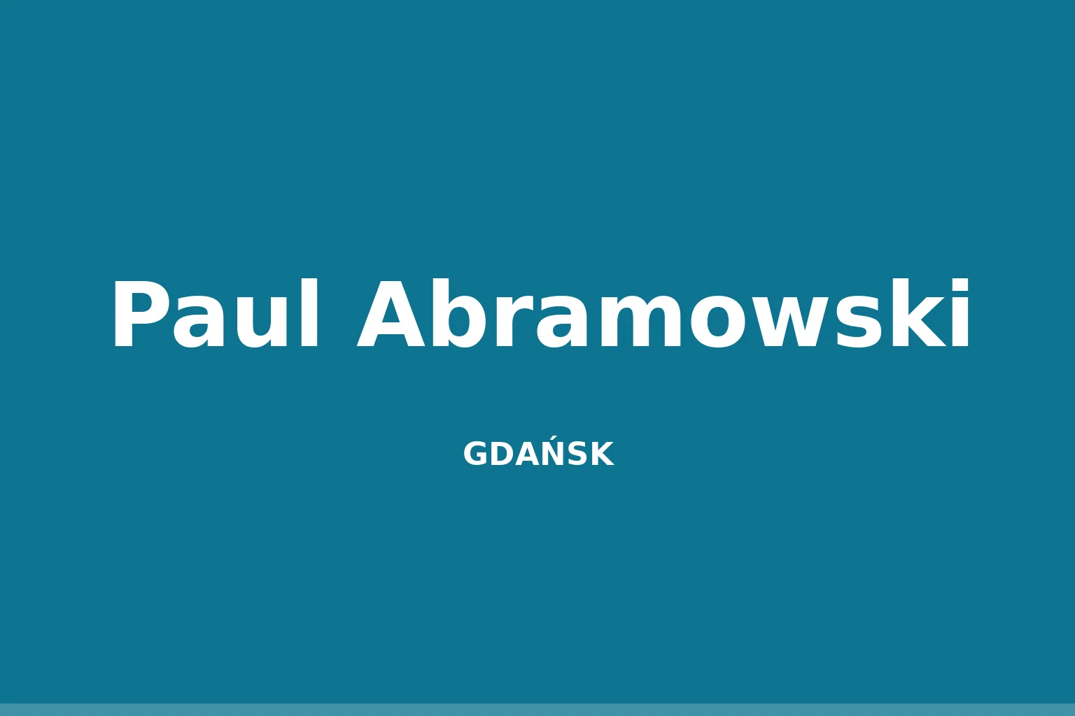 Paul Abramowski