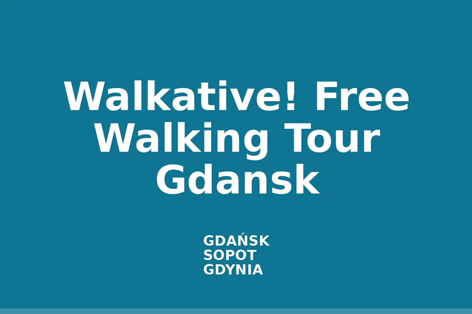 Walkative! Free Walking Tour Gdansk