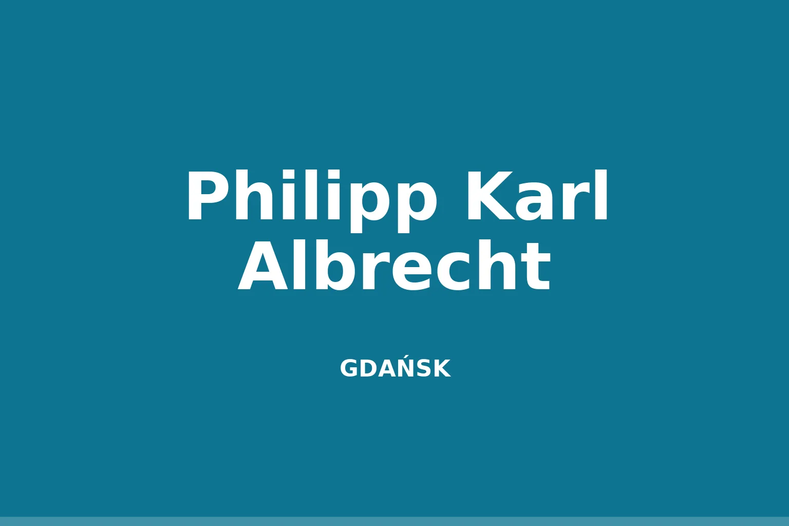 Philipp Karl Albrecht