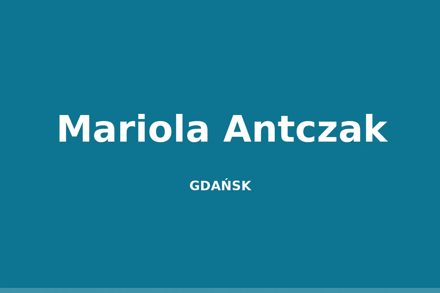 Mariola Antczak