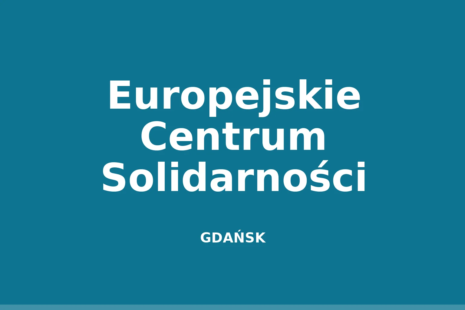Europejskie Centrum Solidarności