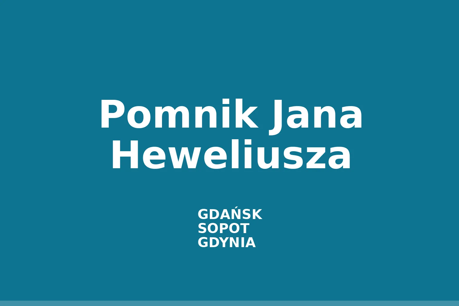 Pomnik Jana Heweliusza