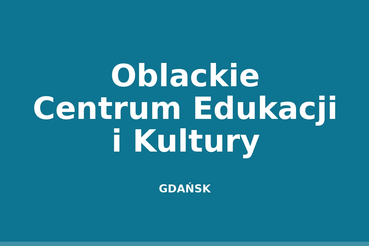 Oblackie Centrum Edukacji i Kultury