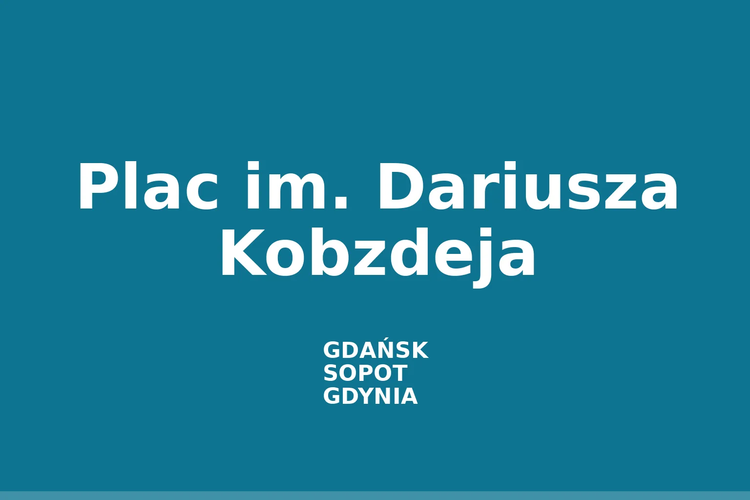 Plac im. Dariusza Kobzdeja
